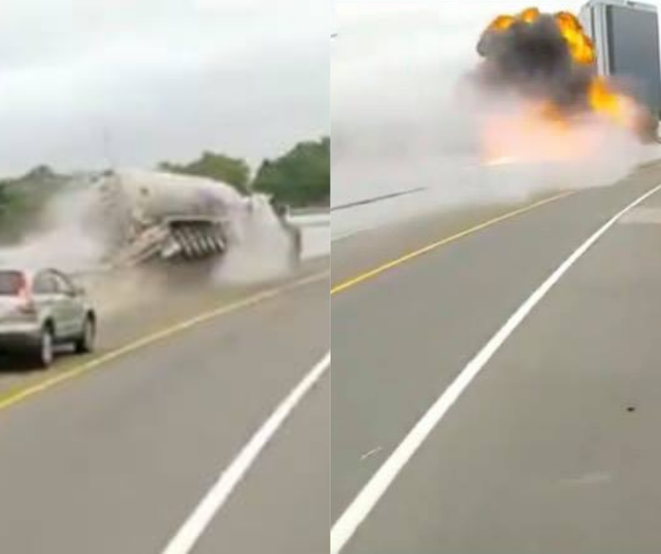 Fuel tanker explodes on I75 North near Troy, MI (with video) iTrucker